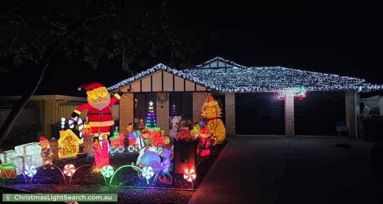 Christmas Light display at 15 Graeber Road, Smithfield