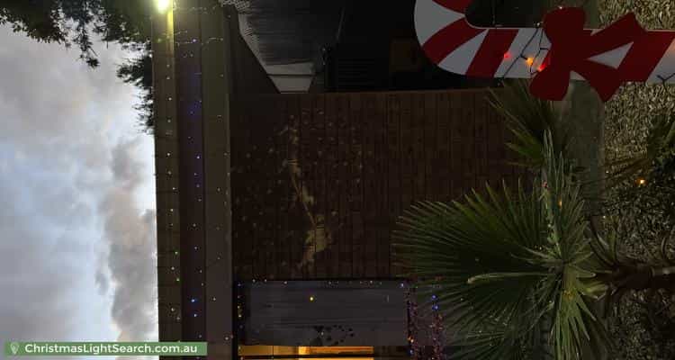 Christmas Light display at 34 Solandra Crescent, Modbury North