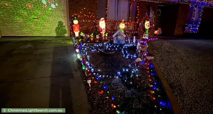 Christmas Light display at 34 Solandra Crescent, Modbury North