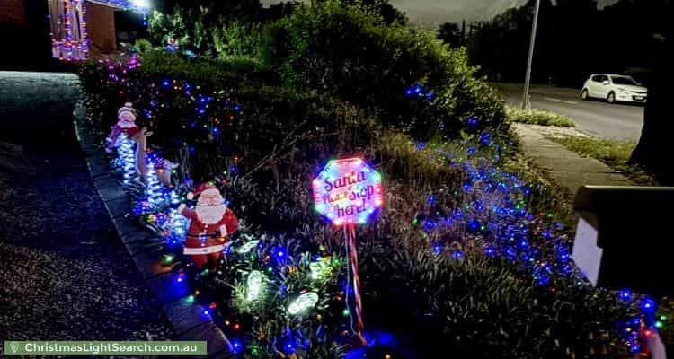 Christmas Light display at 34 Solandra Crescent, Modbury North
