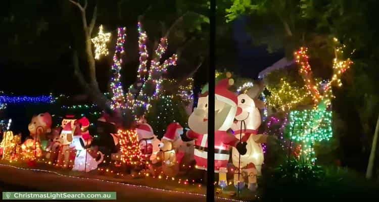 Christmas Light display at 10 Reordan Drive, Greenwith