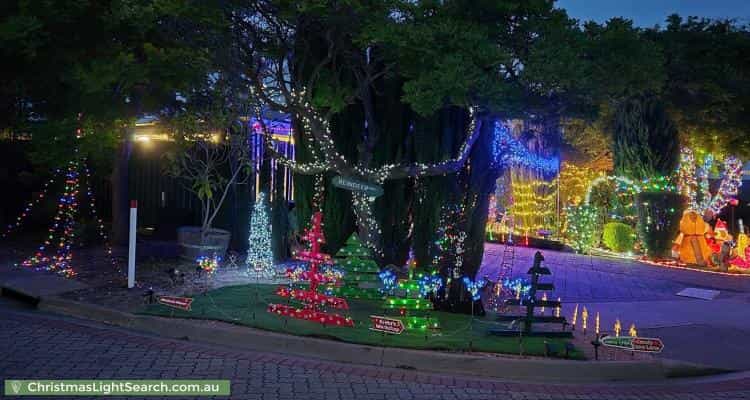 Christmas Light display at 10 Reordan Drive, Greenwith