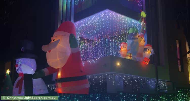 Christmas Light display at 1 Aberdeen Drive, Doncaster