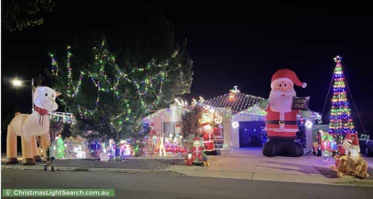 Christmas Light display at 8 Scurry Street, Dunlop