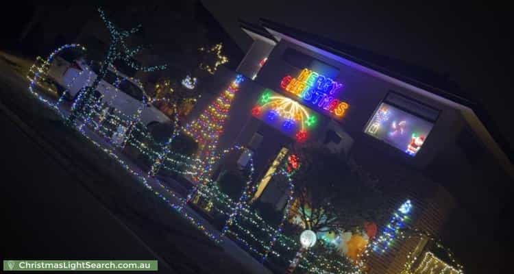 Christmas Light display at 4 Garrard Crescent, Clyde
