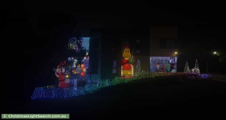 Christmas Light display at 1 Aberdeen Drive, Doncaster