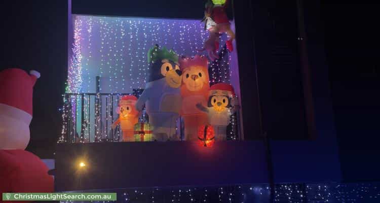 Christmas Light display at 1 Aberdeen Drive, Doncaster