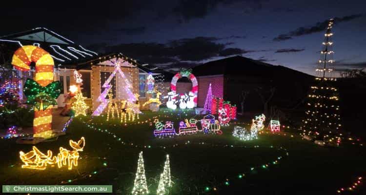 Christmas Light display at 27 Basico Avenue, Sinagra