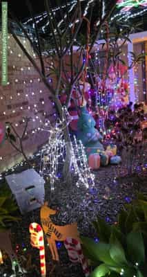 Christmas Light display at 27 Basico Avenue, Sinagra