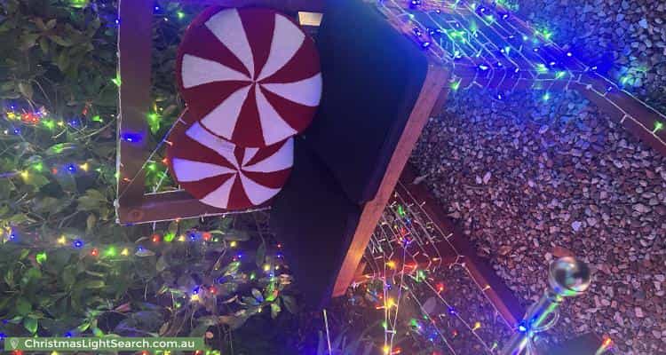 Christmas Light display at 6 Beela Place, Ngunnawal