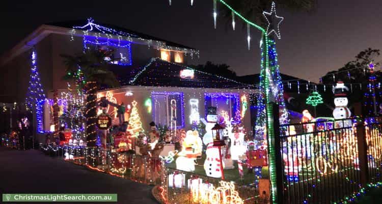 Christmas Light display at 81 Laura Road, Knoxfield