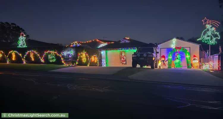 Christmas Light display at 54 Jacana Crescent, Flinders View