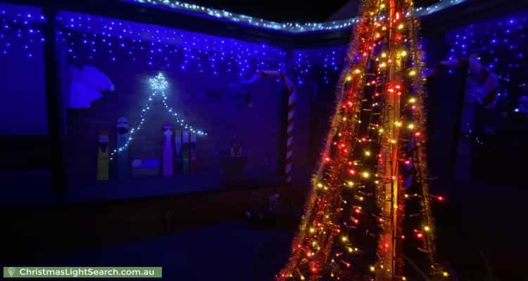 Christmas Light display at 59 Wallace Road, Wantirna South