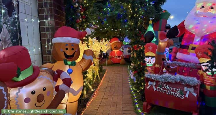 Christmas Light display at 86 Bethany Road, Hoppers Crossing