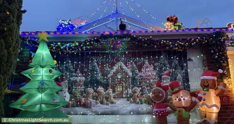 Christmas Light display at 86 Bethany Road, Hoppers Crossing