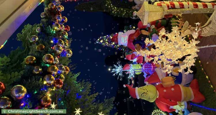 Christmas Light display at 86 Bethany Road, Hoppers Crossing