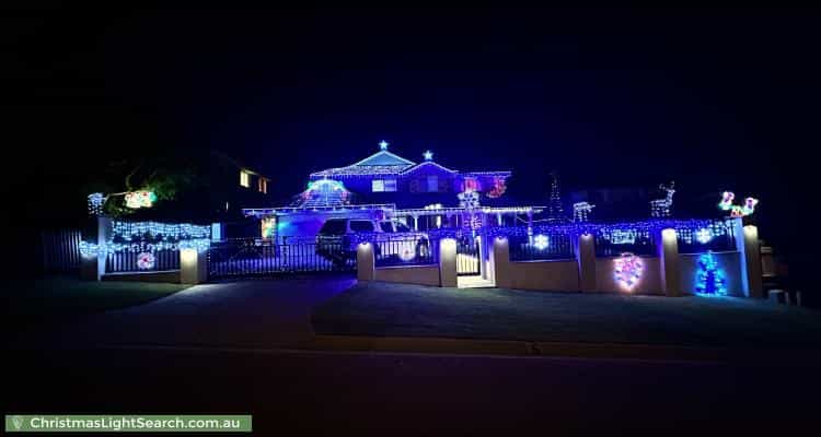 Christmas Light display at 3 Linwood Street, Carindale