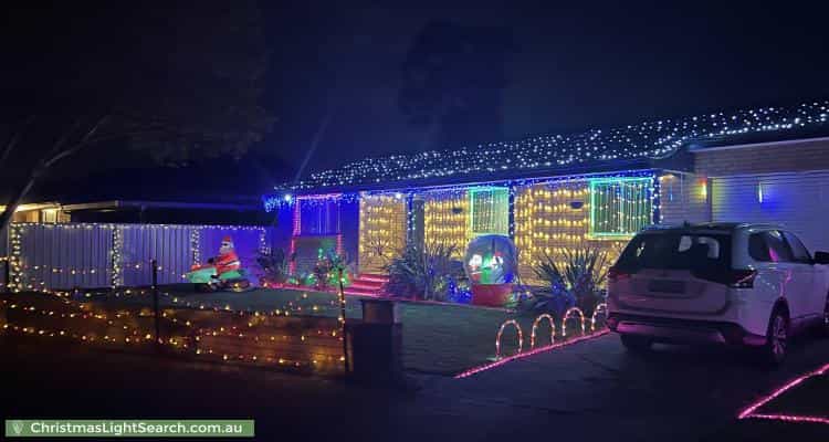 Christmas Light display at 3 Waratah Avenue, Albion Park Rail