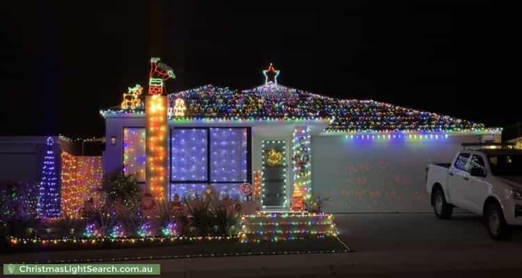 Christmas Light display at 109 Dundatha Drive, Byford
