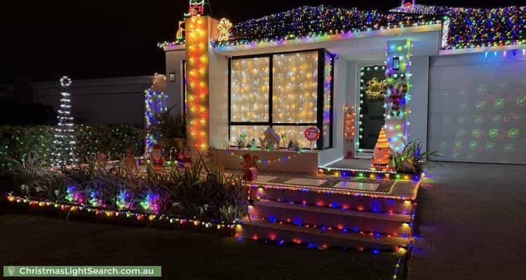 Christmas Light display at 109 Dundatha Drive, Byford