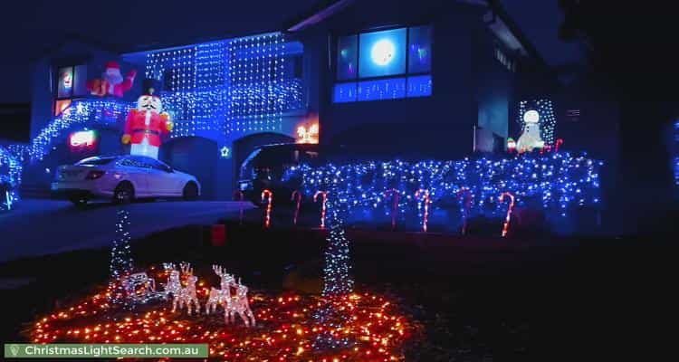 Christmas Light display at  Dartnell Street, Gowrie