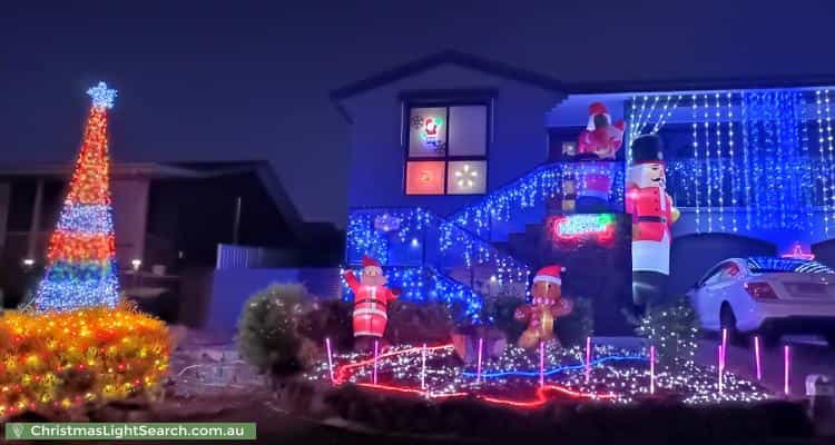 Christmas Light display at  Dartnell Street, Gowrie