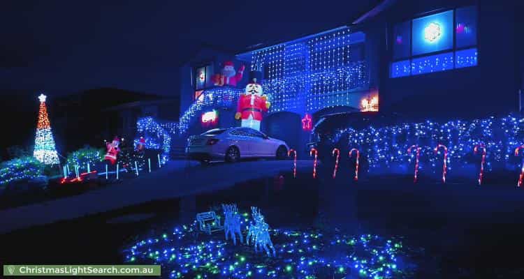 Christmas Light display at  Dartnell Street, Gowrie