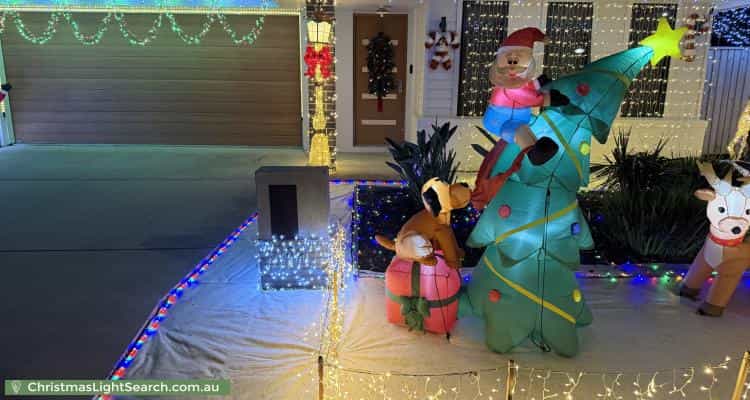 Christmas Light display at 36 Ridge Parade, Narangba