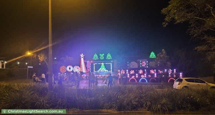 Christmas Light display at 99 Santa Monica Drive, Augustine Heights