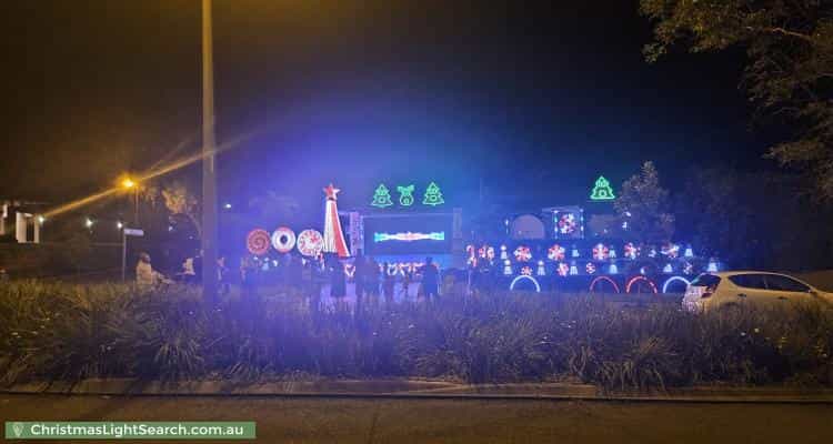 Christmas Light display at 99 Santa Monica Drive, Augustine Heights