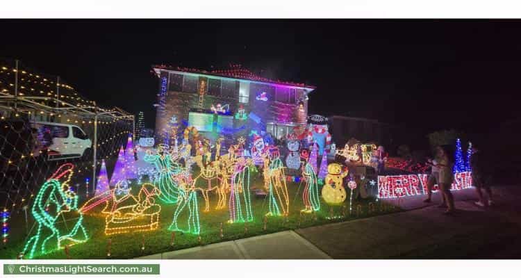 Christmas Light display at  Hull Place, Seven Hills