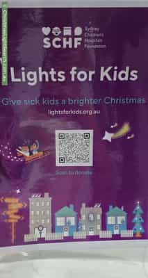 Christmas Light display at  Hull Place, Seven Hills