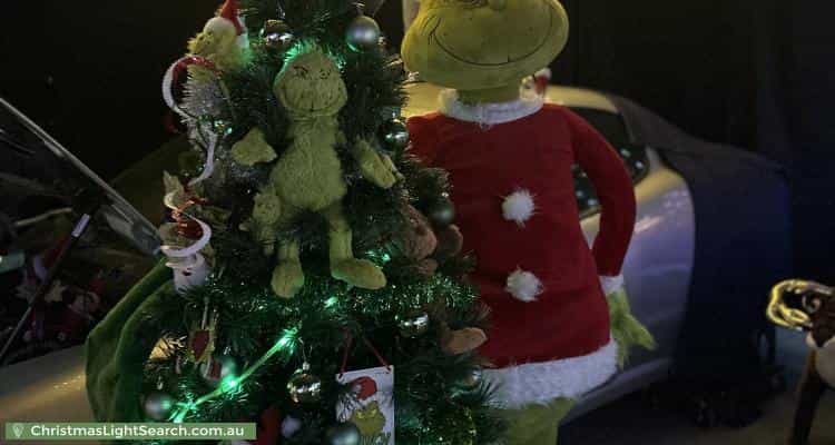 Christmas Light display at 3 Tucker Street, Breakwater