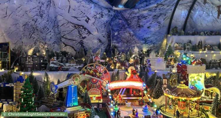 Christmas Light display at 3 Tucker Street, Breakwater