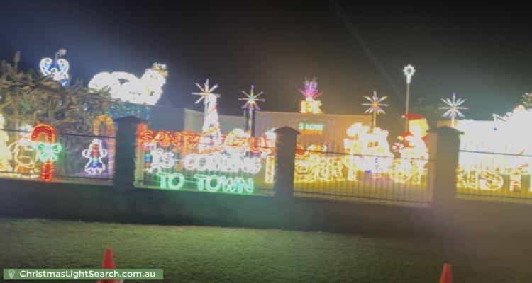 Christmas Light display at 2 Tallagon Court, Deception Bay