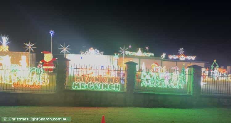Christmas Light display at 2 Tallagon Court, Deception Bay