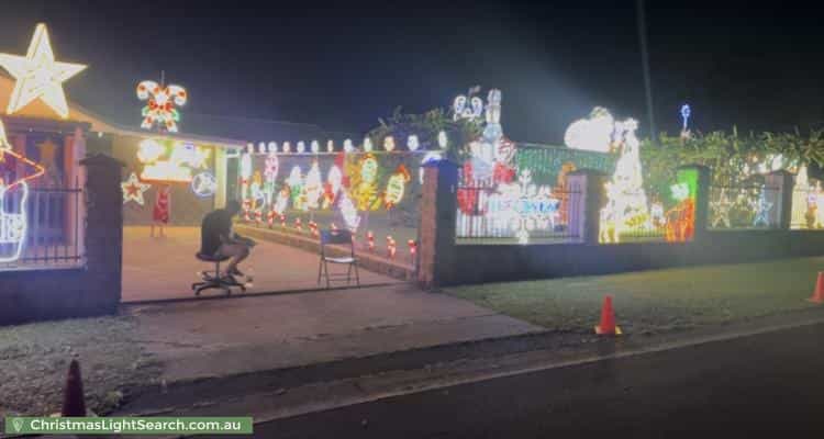 Christmas Light display at 2 Tallagon Court, Deception Bay