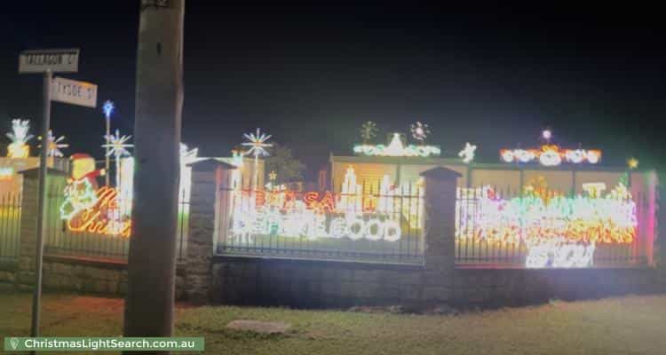 Christmas Light display at 2 Tallagon Court, Deception Bay