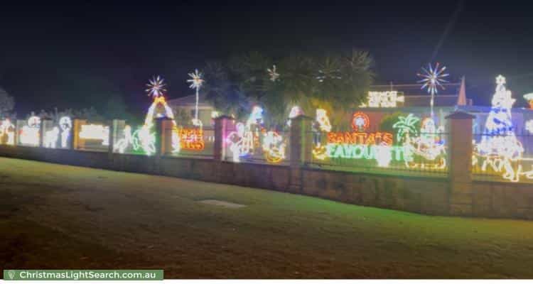 Christmas Light display at 2 Tallagon Court, Deception Bay