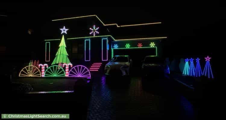 Christmas Light display at 6 Gormon Avenue, Kellyville