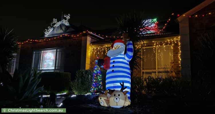 Christmas Light display at  Persimmon Grove, Golden Grove