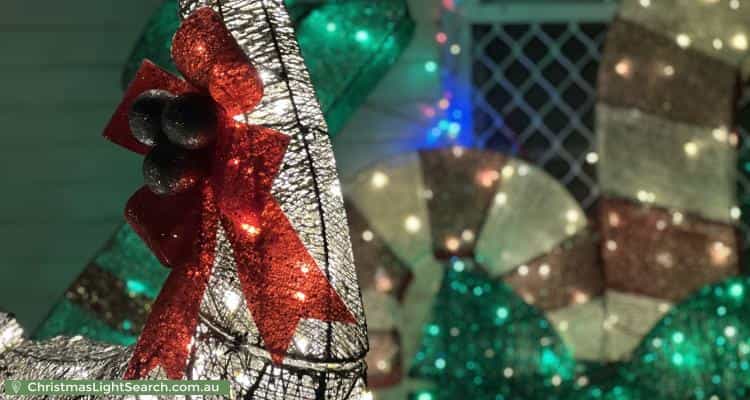 Christmas Light display at 12A Erica Avenue, Mount Claremont