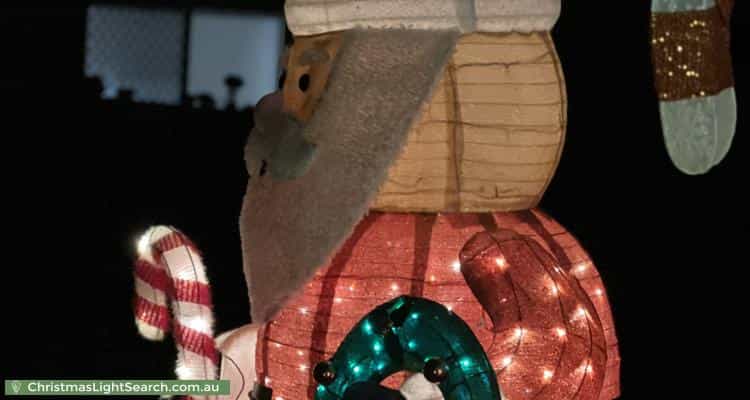 Christmas Light display at 12A Erica Avenue, Mount Claremont