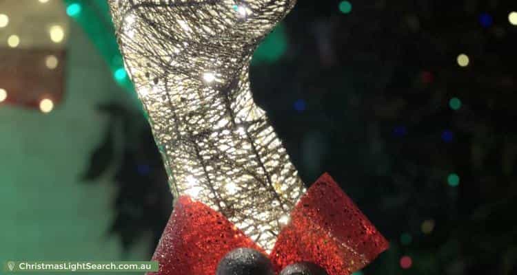 Christmas Light display at 12A Erica Avenue, Mount Claremont