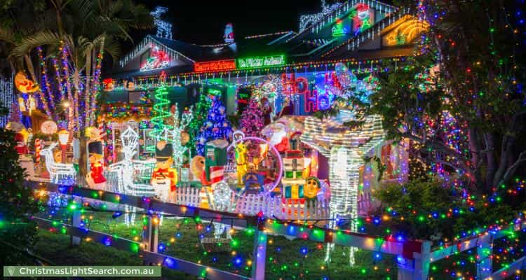 Christmas Light display at  Bendee Court, Narangba