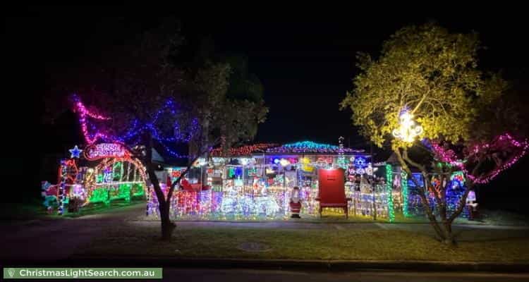 Christmas Light display at 39 Alice Street, Rooty Hill