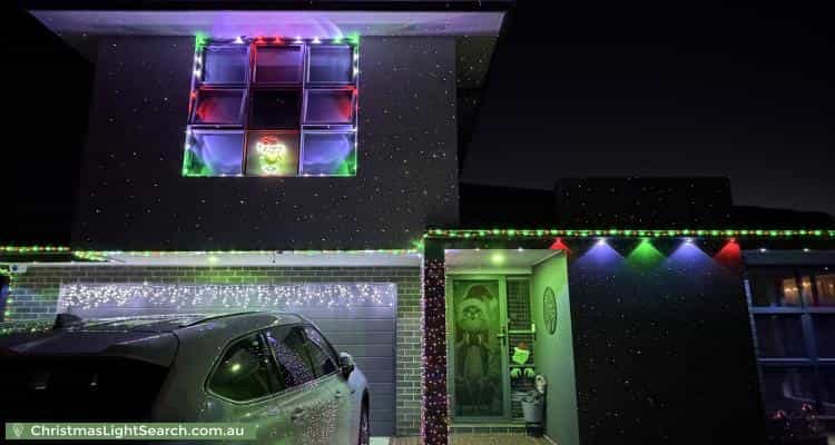 Christmas Light display at 34 Greg Urwin Circuit, Casey
