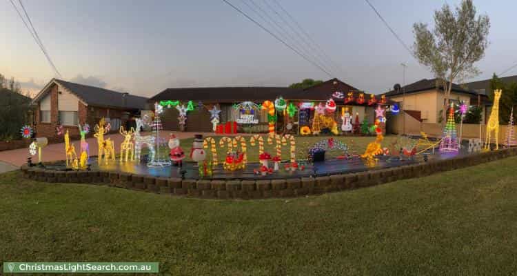 Christmas Light display at  Bronsdon Street, Smithfield