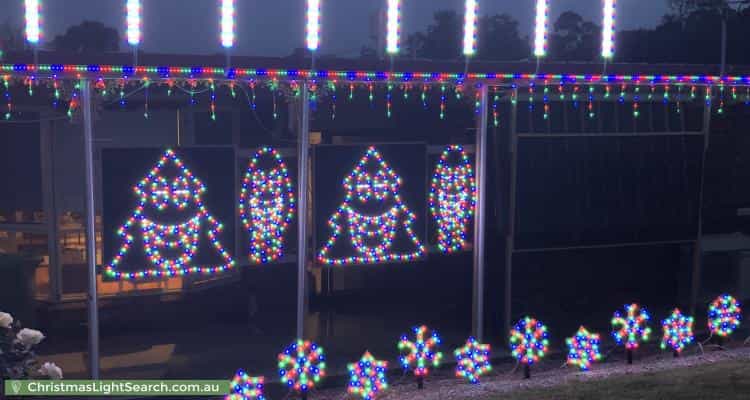 Christmas Light display at 36 Parkvalley Drive, Chirnside Park