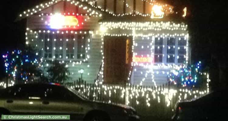 Christmas Light display at 7 Victoria Street, Kelvin Grove